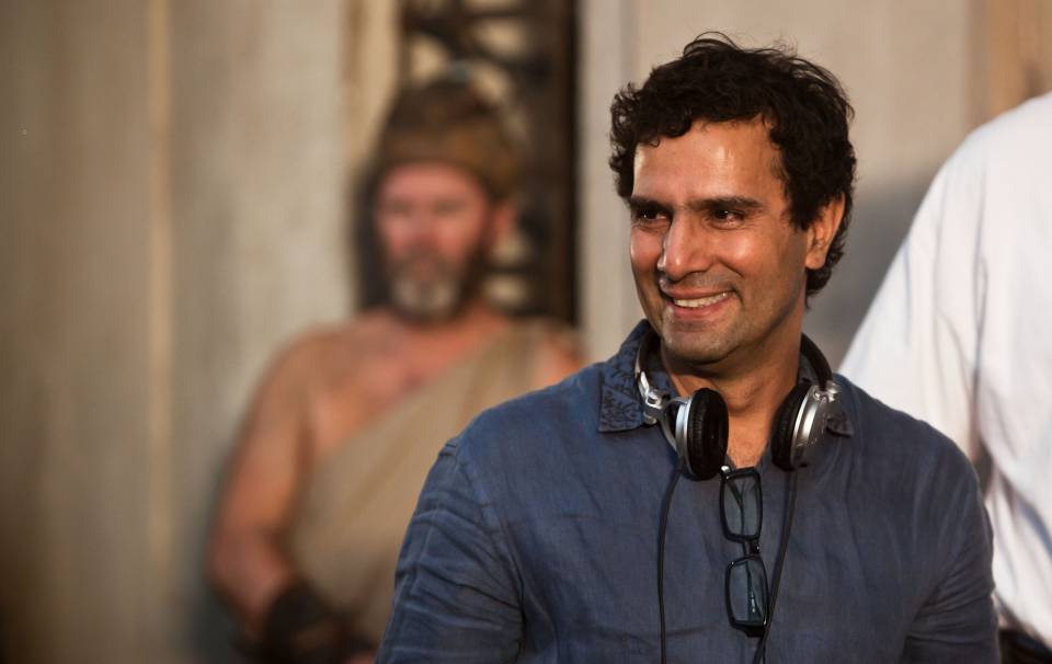 The Legendary Tarsem Singh on the set of Immortals. One of his most successful features.