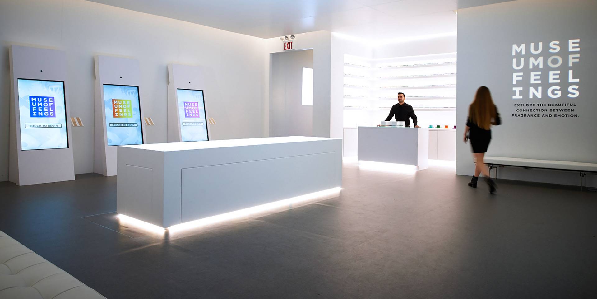 Museum of Feelings: Retail Experience, Interactive Scent Table & Mood Kiosks